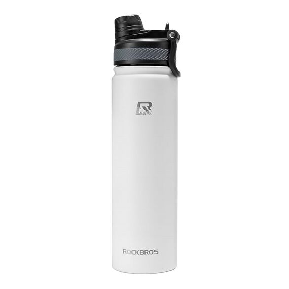 Rockbros 35210029006 bicycle thermal bottle for drinks 620 ml - white - Bicycle - Sports & Fitness - Techbox