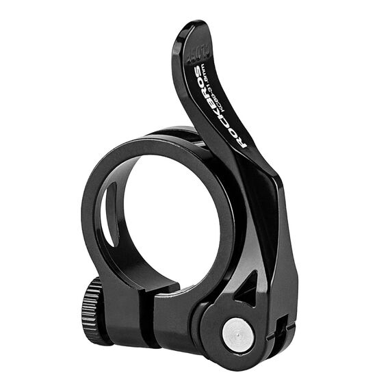 Rockbros 41210092001 bicycle seat clamp with quick release - black | Techbox