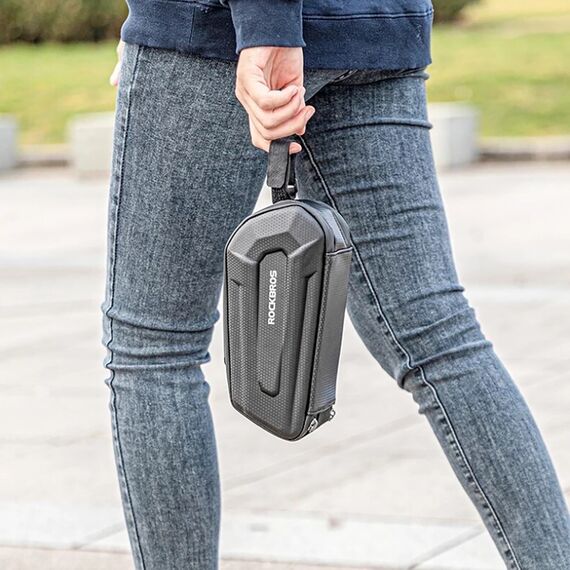 Rockbros B69 bicycle saddle bag 1.8l with easy release system - black - Smartphone Holders - Smartphones - Techbox