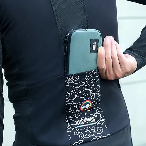 Rockbros bicycle bag 30990043006 for phone, keys, wallet 0.15 l - turquoise | Techbox