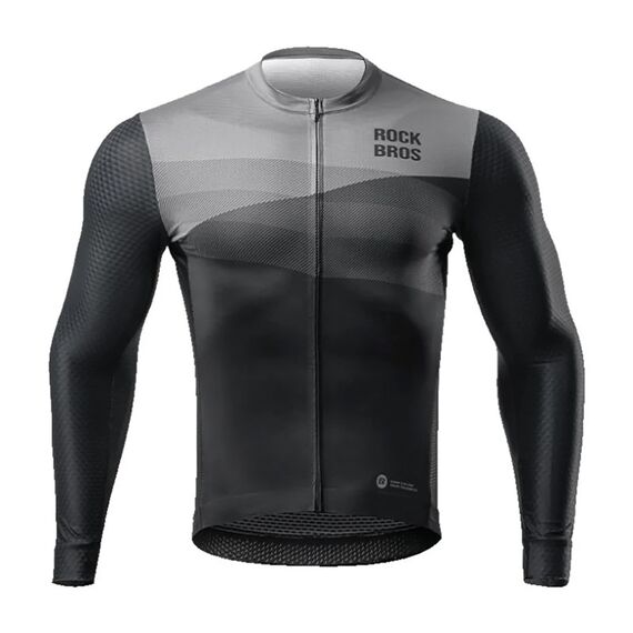 Rockbros 15120009004 Long Sleeve Cycling Jersey Spring/Summer XL - Black | Techbox