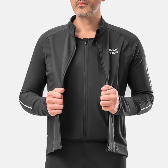 Rockbros cycling jersey 15400002003 long sleeve fall/winter L - black - Bicycle - Sports & Fitness - Techbox