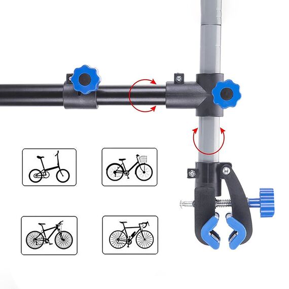 Rockbros MP-01 tabletop service stand for bicycles with knobs - black - Bicycle - Sports & Fitness - Techbox