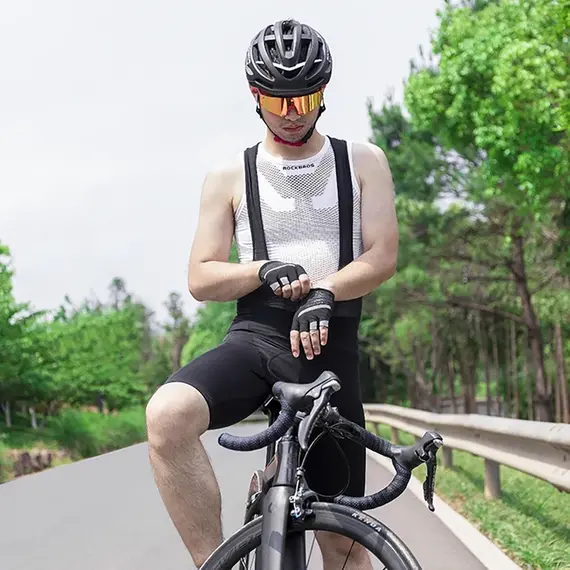 Rockbros RK2002M short bib shorts with M insert - black - Bicycle - Sports & Fitness - Techbox