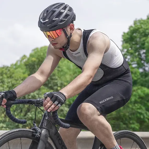 Rockbros RK2002M short bib shorts with M insert - black - Bicycle - Sports & Fitness - Techbox