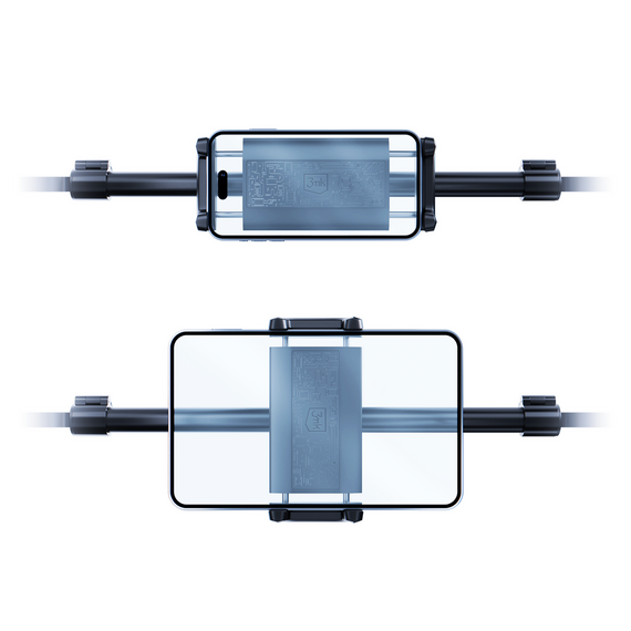 3mk Double Headrest Holder for a car for a tablet or phone on the headrests - black - Smartphone Holders - Smartphones - Techbox
