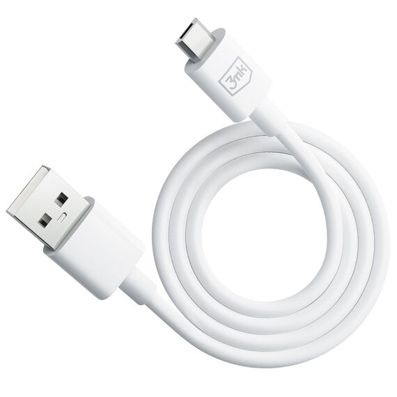 3mk Hyper Cable USB-A / micro USB 5V 2.4A 1.2m - white - Cables & Adapters - Cables & Accessories - Techbox