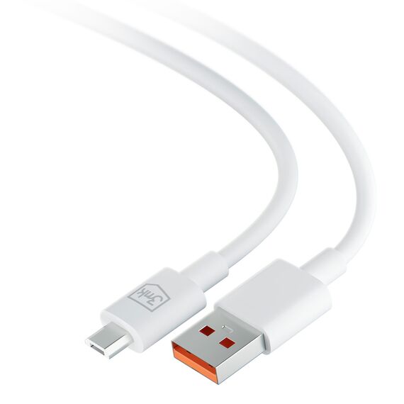 3mk Hyper Cable USB-A / micro USB 5V 2.4A 1.2m - white - Cables & Adapters - Cables & Accessories - Techbox