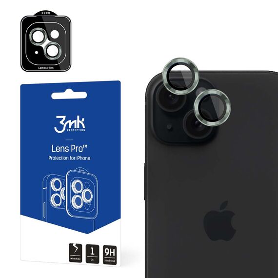 3mk Lens Protection Pro camera cover for iPhone 15 - green | Techbox