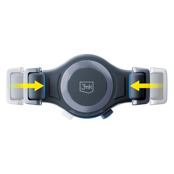 3mk Memo Hug car phone holder for air vent - black | Techbox