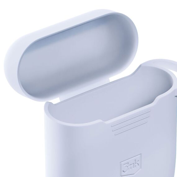 3mk Silicon AirPods Case for AirPods 2 - white | Techbox