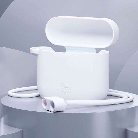 3mk Silicon AirPods Case for AirPods 3 - white - Smartphone Accessories - Cables & Accessories - Techbox