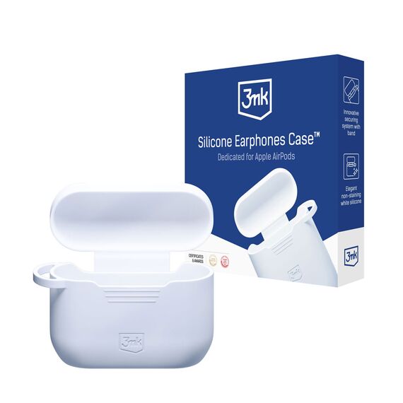 3mk Silicon AirPods Case for AirPods Pro / AirPods Pro 2 - white | Techbox