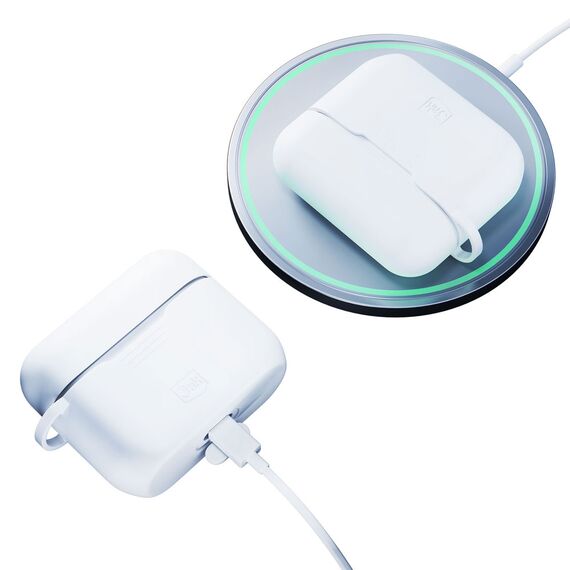 3mk Silicon AirPods Case for AirPods Pro / AirPods Pro 2 - white | Techbox
