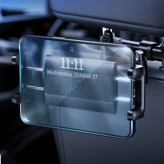 3mk Single Headrest Car phone holder for a single headrest - black | Techbox