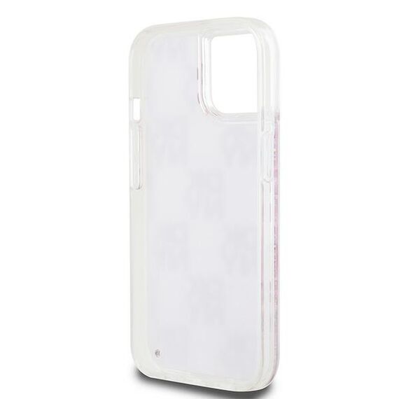 DKNY Liquid Glitter Multilogo case for iPhone 15 / 14 / 13 - pink - Apple Cases - Cases - Techbox