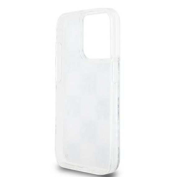 DKNY Liquid Glitter Multilogo case for iPhone 15 Pro - white | Techbox
