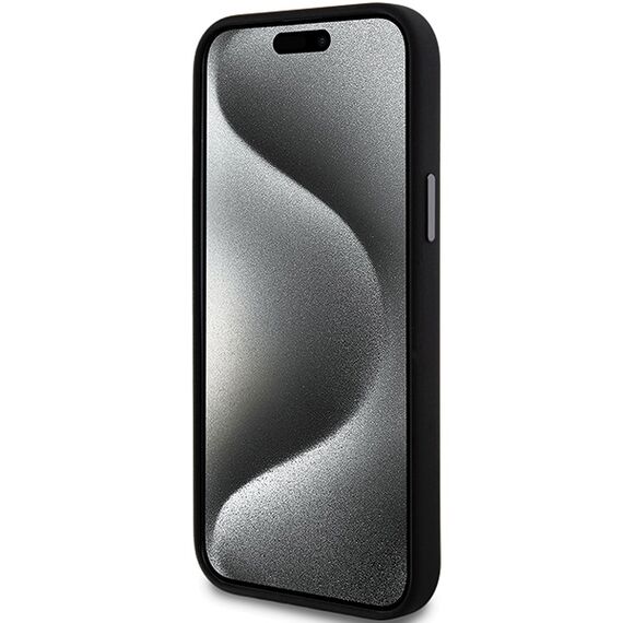 DKNY Liquid Silicone Metal Logo case for iPhone 15 Plus / 14 Plus - black | Techbox