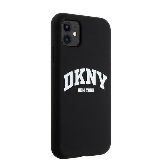 DKNY Liquid Silicone White Printed Logo MagSafe Case for iPhone 11/Xr - Black - Uncategorized Cases (2) - Cases - Techbox