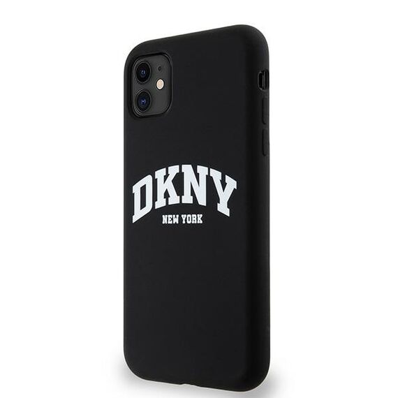 DKNY Liquid Silicone White Printed Logo MagSafe Case for iPhone 11/Xr - Black - Uncategorized Cases (2) - Cases - Techbox