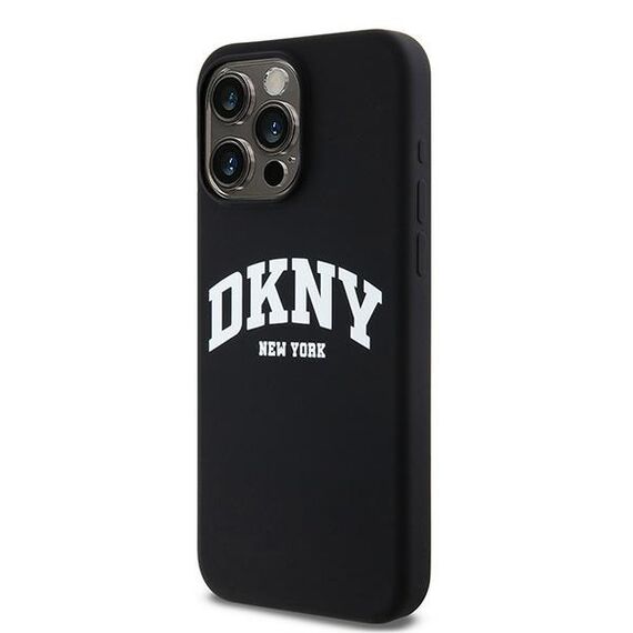 DKNY Liquid Silicone White Printed Logo MagSafe iPhone 13 Pro Max Case - Black - Uncategorized Cases (2) - Cases - Techbox