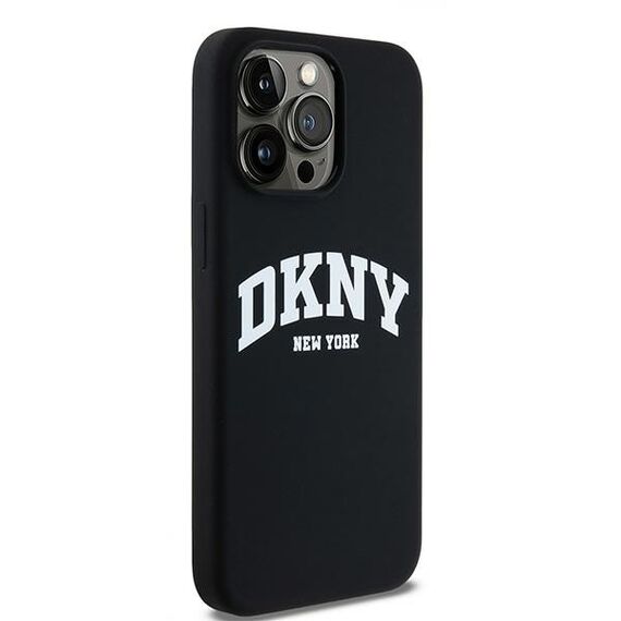 DKNY Liquid Silicone White Printed Logo MagSafe iPhone 13 Pro Max Case - Black - Uncategorized Cases (2) - Cases - Techbox