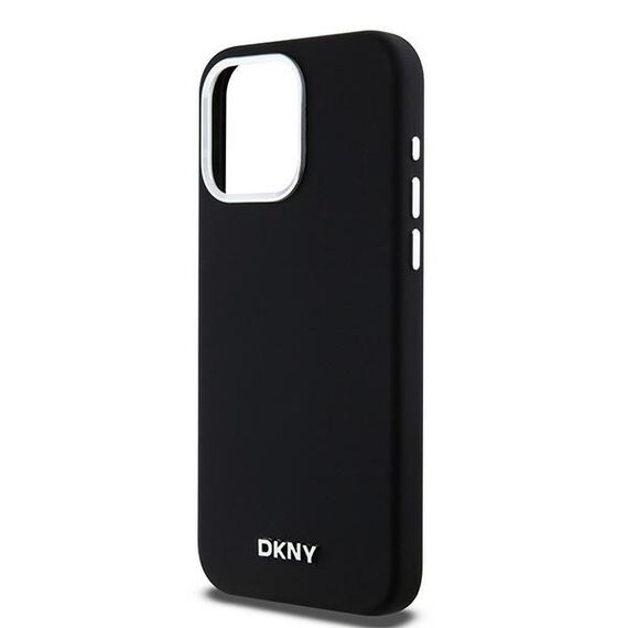 Etui DKNY Liquid Silicone Small Metal Logo MagSafe na iPhone 14 Pro Max - czarne - Uncategorized Cases (2) - Cases - Techbox