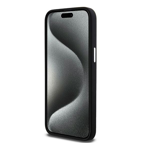 Etui DKNY Liquid Silicone Small Metal Logo MagSafe na iPhone 15 Pro Max - czarne - Uncategorized Cases (2) - Cases - Techbox