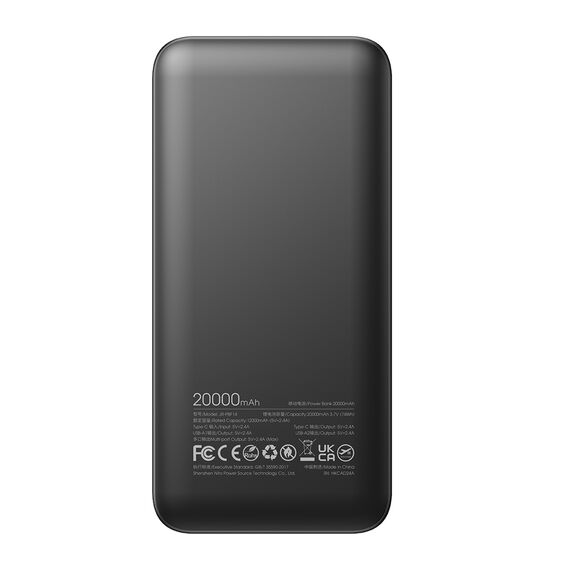 Powerbank Joyroom JR-PBF14 20000mAh 2.4A 2x USB-A 1x USB-C - black | Techbox