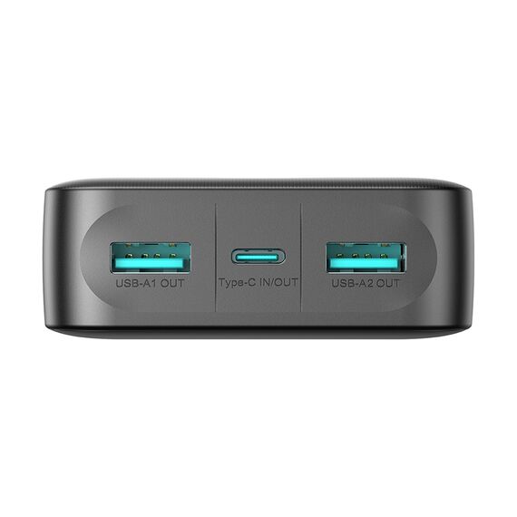 Powerbank Joyroom JR-PBF14 20000mAh 2.4A 2x USB-A 1x USB-C - black | Techbox