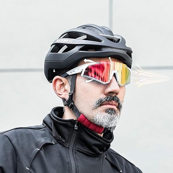 Rockbros SP297 polarizing cycling glasses - white - Bicycle - Sports & Fitness - Techbox