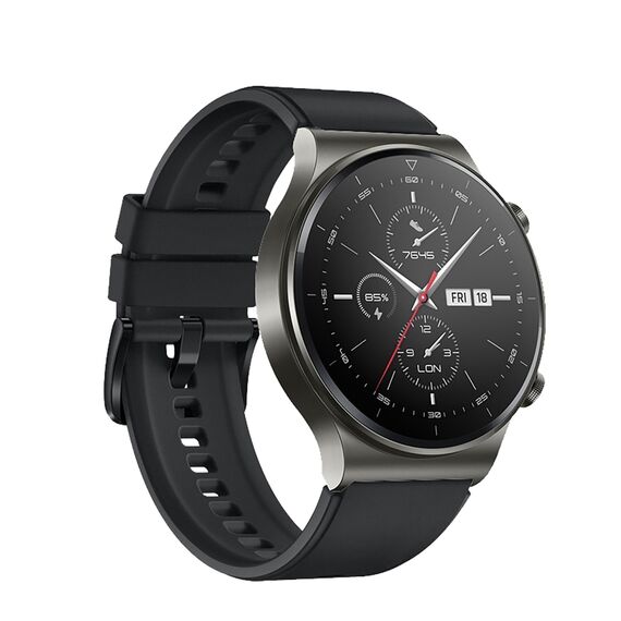 Silicone Strap for Huawei Watch GT 2 / 3 / 4 / 2 Pro / 3 Pro / 4 Pro / GT 2e - Black | Techbox