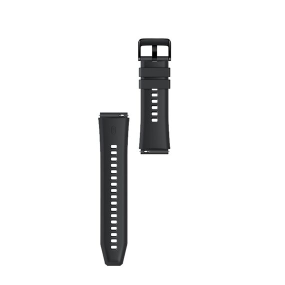 Silicone Strap for Huawei Watch GT 2 / 3 / 4 / 2 Pro / 3 Pro / 4 Pro / GT 2e - Black | Techbox