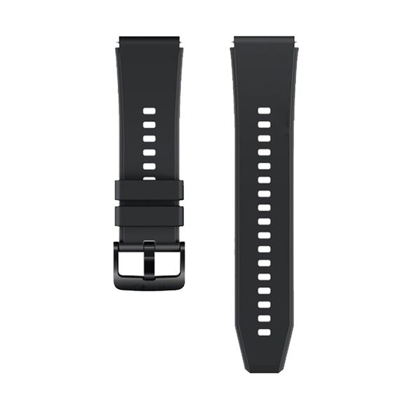 Silicone Strap for Huawei Watch GT 2 / 3 / 4 / 2 Pro / 3 Pro / 4 Pro / GT 2e - Black | Techbox