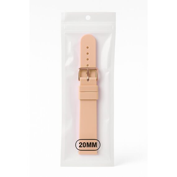 Silicone Strap for Huawei Watch GT2 / GT3 42mm - Beige - Accessories - Smartwatches & Accessories - Techbox