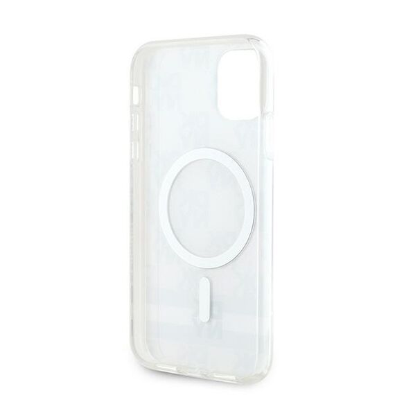 DKNY IML Checkered Mono Pattern &amp; Printed Stripes MagSafe case for iPhone 11 / Xr - beige - Uncategorized Cases (2) - Cases - Techbox