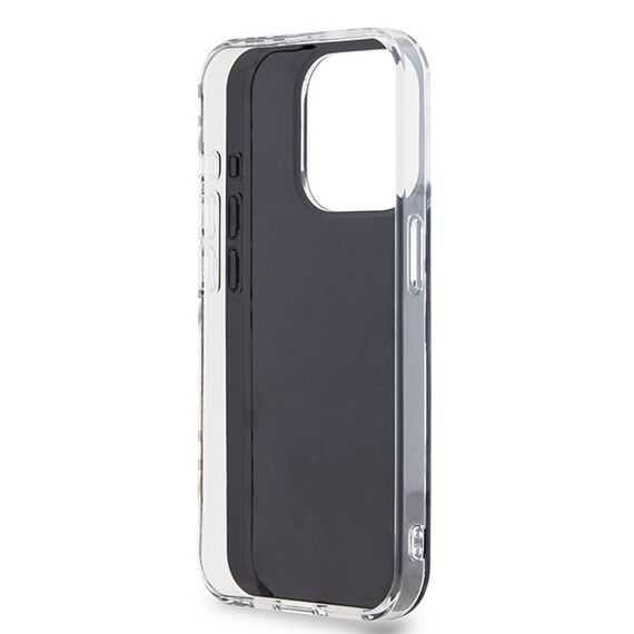 DKNY IML Checkered Mono Pattern case for iPhone 15 Pro Max - black | Techbox