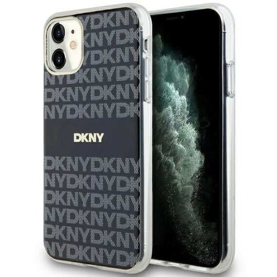 DKNY IML Mono &amp; Stripe MagSafe case for iPhone 11 / Xr - black - Uncategorized Cases (2) - Cases - Techbox