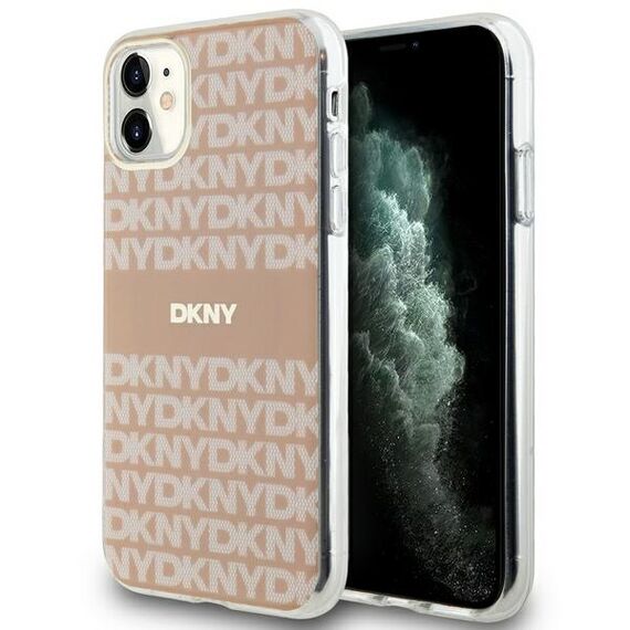 DKNY IML Mono &amp; Stripe MagSafe case for iPhone 11 / Xr - pink - Uncategorized Cases (2) - Cases - Techbox
