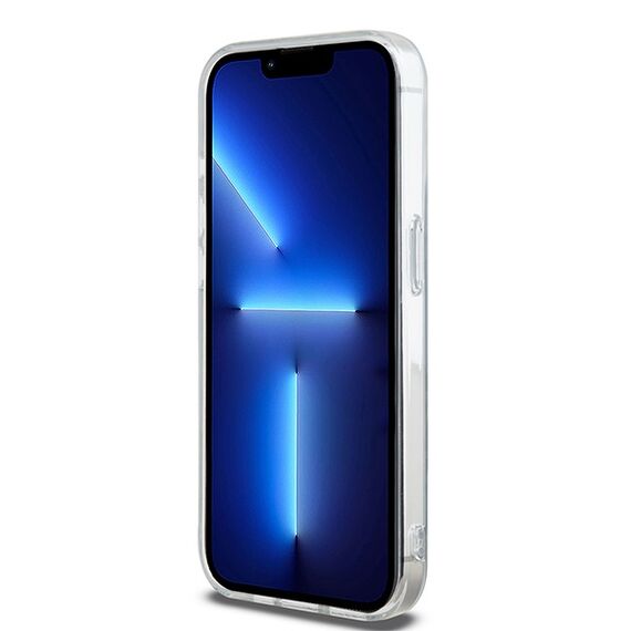 DKNY IML Mono &amp; Stripe MagSafe Case for iPhone 13 Pro / 13 - Black