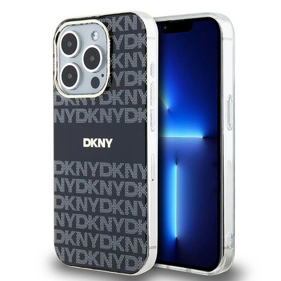 DKNY IML Mono &amp; Stripe MagSafe case for iPhone 13 Pro Max - black | Techbox