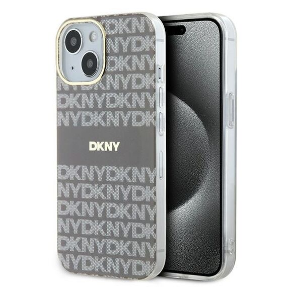DKNY IML Mono &amp; Stripe MagSafe case for iPhone 15 / 14 / 13 - beige | Techbox