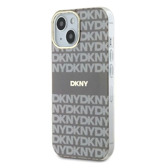 DKNY IML Mono &amp; Stripe MagSafe case for iPhone 15 / 14 / 13 - beige | Techbox