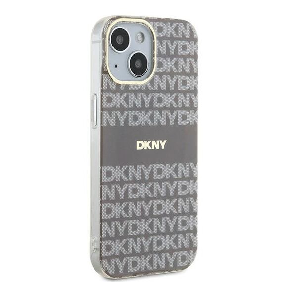 DKNY IML Mono &amp; Stripe MagSafe case for iPhone 15 / 14 / 13 - beige | Techbox