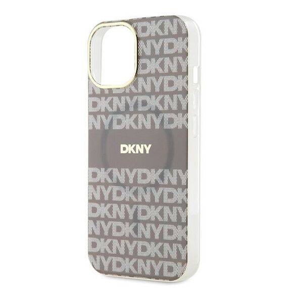 DKNY IML Mono &amp; Stripe MagSafe case for iPhone 15 / 14 / 13 - beige | Techbox