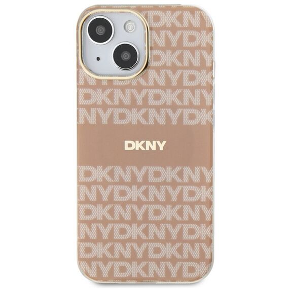 DKNY IML Mono &amp; Stripe MagSafe case for iPhone 15 / 14 / 13 - pink | Techbox