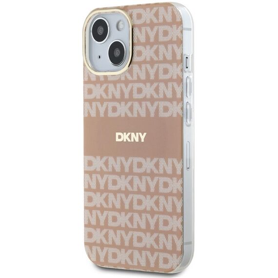 DKNY IML Mono &amp; Stripe MagSafe case for iPhone 15 / 14 / 13 - pink | Techbox