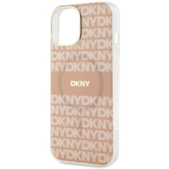 DKNY IML Mono &amp; Stripe MagSafe case for iPhone 15 / 14 / 13 - pink | Techbox