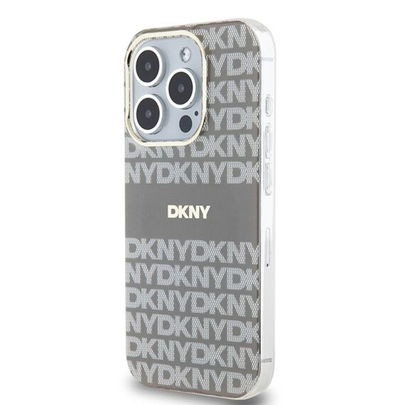 DKNY IML Mono &amp; Stripe MagSafe case for iPhone 15 Pro - beige | Techbox