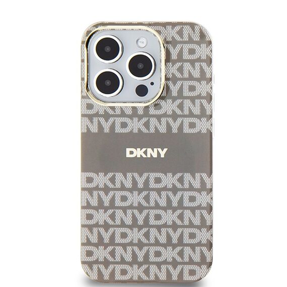 DKNY IML Mono &amp; Stripe MagSafe case for iPhone 15 Pro - beige | Techbox